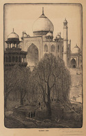 KG 09327
          <br/>
          Taij-Mahal te Agra
          <br/>
          <em>Nieuwenkamp, Wijnand Otto Jan (1874-1950)</em>